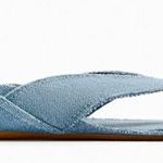 ZARA NWT DENIM SLIPPERS IN BLUE Extra Comfort Bloggers Fav Photo 2