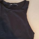 ZARA  Womens Black Sleeveless Bodysuit Tank Top Photo 4
