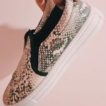 Cousin Couture snakeskin leathee canvas sneakers Photo 0