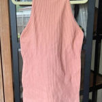 Free People ribbed Tank Top criss cross peach orange bralette Photo 0