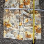 Rebecca Taylor Vintage Women’s Size 2 Gold Tan Silk Ruffled Button Up Dress Photo 6