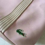 Lacoste PVC Tote Bag Baby Pink Canvas Handles Y2K Shoulder Bag Matching Wallet Photo 5