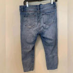 sts blue  Women’s Size 31 / 12 Distressed Blue Grunge Thrashed Cropped Jeans Photo 1