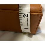 Alyssa Vegan Quilted Crossbody Bag Brown Photo 7