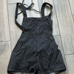 Blue Blush Women's Black Denim Overalls Photo 0