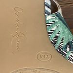 Amelia Grace Nwob Korine Palm Spring Print Slingback Heel Cream Orange Green 7 Photo 9