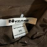 Peter Nygard  Brown‎ Floral Embroidered Blazer Photo 1