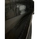 J Brand ‎ Coated Black Out Selena Cropped Lace Hem Mid-Rise Bootcut Jeans Size 29 Photo 12