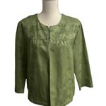 Bob Mackie Jacquard Floral Print Blazer Photo 1