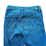 MOTHER The Insider Crop Step Fray Jeans in Sweet and Sassy Size 28 Blue Photo 6