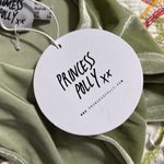 Princess Polly  size 4 strapless halter top slim fitting zip back unlined green Photo 7