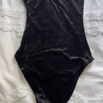 Urban Outfitters Black Velvet Bodysuit Photo 2