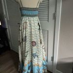 NWOT Alemais Blue and Cream Shell Print Dress Size 6 Photo 15