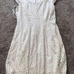 Karl Lagerfeld  Paris Laser-Cut Lace Fit & Flare Dress Photo 0