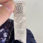 Athleta  Ultimate Printed Purple Spot Cutout Racerback Sportsbra Photo 4