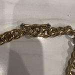 Juicy Couture Vintage  Gold Puffy Necklace choker Photo 2