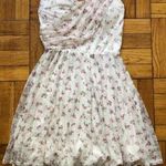 American Rag Padded Floral Lace Dress Photo 0