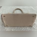 Oscar de la Renta  NM‎ Floral Lace Canvas Handbag BOHO Beach Everyday Tote Bag Photo 5