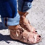 ZARA  Gladiator Lace-up Sandals Photo 0