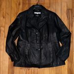 wilson's leather Wilsons Black Genuine Leather Jacket Photo 0