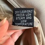 Ellen Tracy Linda Allard  Womens Blazer Jacket Wool Beige Long Career Work Photo 4