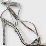Schutz Vikki Metallic Leather Sandal Photo 0