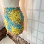 Nasty Gal x For Love & Lemons Wild Flower Embroidered Skirt ($188) size XS Blue Photo 3