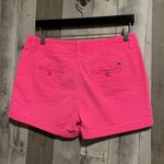 Vineyard Vines  Neon Pink Seersucker Shorts size 4 Photo 2