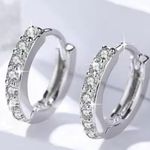 Boutique Huggie‎ Hoop Earrings | 925 Sterling Silver Photo 0