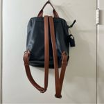 Elliott Lucca Black and Brown Leather Backpack Photo 8