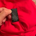 Monique Lhuillier NWT ML  red tie sleeve sheath midi dress Photo 4