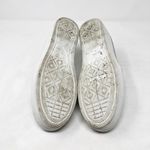[Joshua Sanders] Gray Navy NY Felt Embroidered Slip On Platform Sneakers Size 10 Photo 9