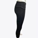 Victoria Sport Y2K Black Pocket Leggings Drawstring Cropped Fit Workout Gym S Photo 2