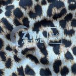 Zyia Active Womens Scrunchy High Rise Leopard Ruched Back Leggings Size 6 Photo 5