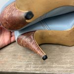 Vintage Jeenz Bootz Stiletto Heel Blue Cowgirl Western Boots 6 1/2 M Size 6.5 Photo 9