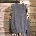 PINK - Victoria's Secret Pink Victoria’s Secret tiger print sweatshirt crew neck over sized size medium​​ Photo 4