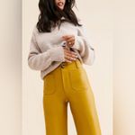 Maeve Anthropologie  The Collette Vegan Leather Cropped Pants NWOT Photo 9