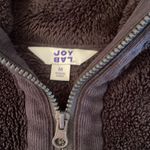 JoyLab  Cozy Black PLUSH Fleece Pullover MEDIUM Photo 3
