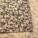 BDG  Denim Mini Skirt Blue White Stripes Floral Photo 5