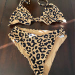 None New‎ NWOT Unbranded Leopard Print Bikini Set Photo 0