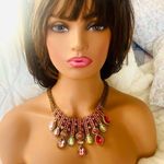 Macy's Macy’s Red & Gold statement necklace Photo 8