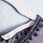 ZARA  Gray Embroidered Long Sleeve Tunic Dress Photo 3