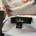 Lulus NWT  Floral Halter Top Swing Dress Tie Back Lined Size Small Photo 7