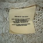 Anthropologie  Akemi + Kin Bernadette‎ Textured Knit Cardigan Cream Size Small Photo 9