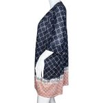 Torrid  Kimono Womens 2X Blue Red Geometric‎ Multi Pattern Boho Bohemian Casual Photo 2