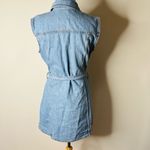 ZARA Blue Denim Doro Mini Dress Photo 6
