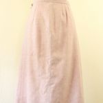Evan Picone Vintage 80s 90s  Pink Midi A Line Pleated Skirt M Photo 1