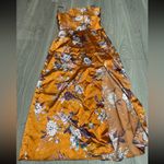 Floral Orange Women's Dress Photo 1