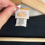 Cosmic Debris Oopsy Daisy Vintage Y2K 2000’s Black Warning! Out Of Control Tee Photo 7