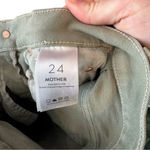 Mother The Smokin' Double Ankle Jeans Sage Green 24 High Rise Photo 10
